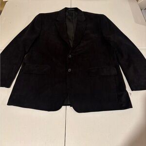 Lauren Ralph Lauren 100% Polyester Black 2 Button Sports Coat Men’s Size 46R